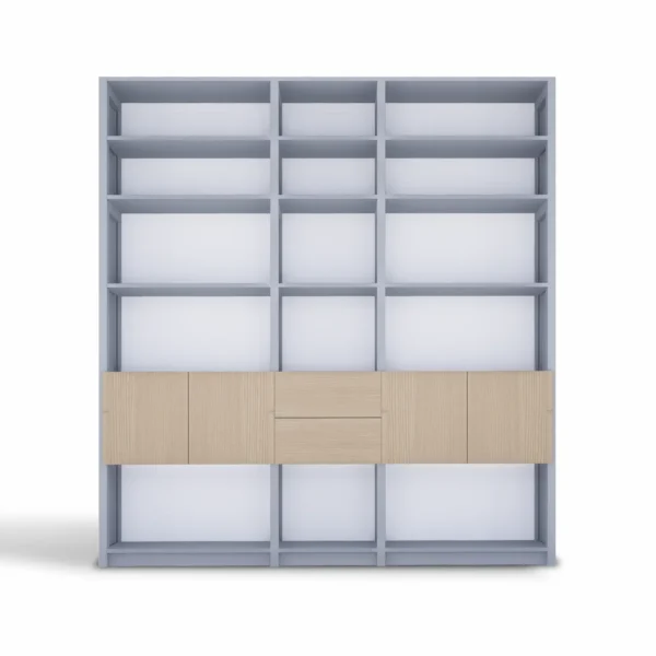 Wandschrank mit Türen und Schubladen - Image 2